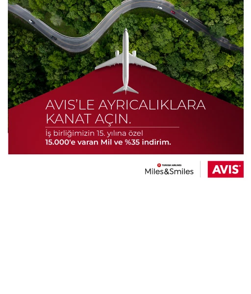 Avis ve Miles&Smiles iş birliğinde 15. yıla özel 15.000 Mil